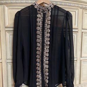 H.J.W chiffon top